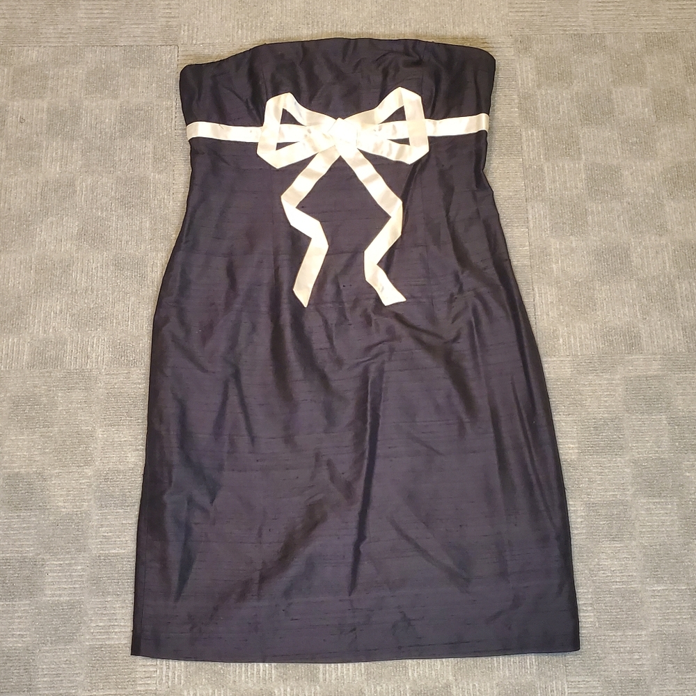 Strapless Bow Cocktail Dress